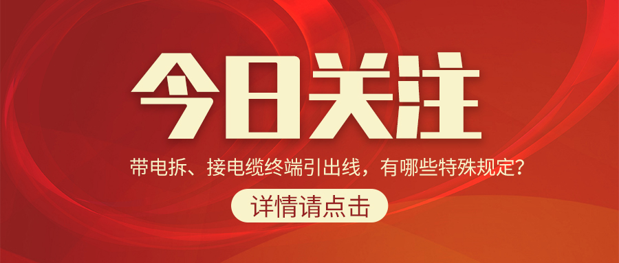 帶電拆、接電纜終端引出線，有哪些特殊規(guī)定？